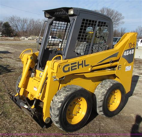 gehl 6450 skid steer controls|gehl 40s review.